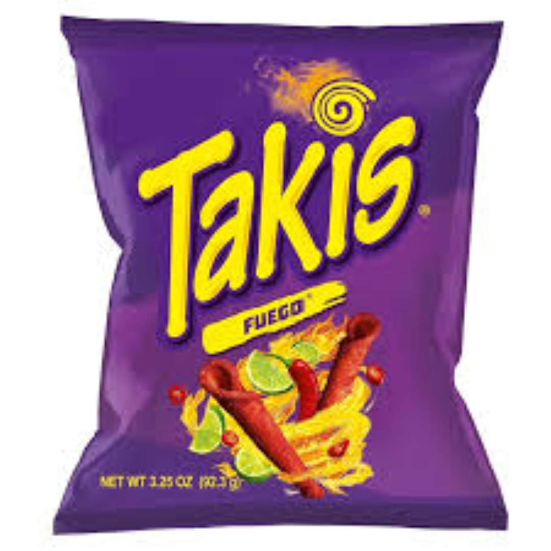 TAKIS HOT CHILI PEPPER N LIME 92.3G